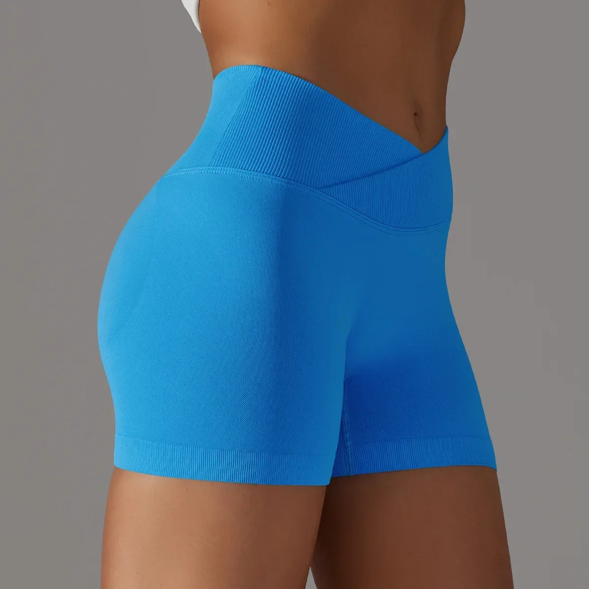 Women High Waist Workout Fitness Yoga Shorts Gym Push Up/Yoga Leggings Scrunch Butt Seamless Sports Shorts