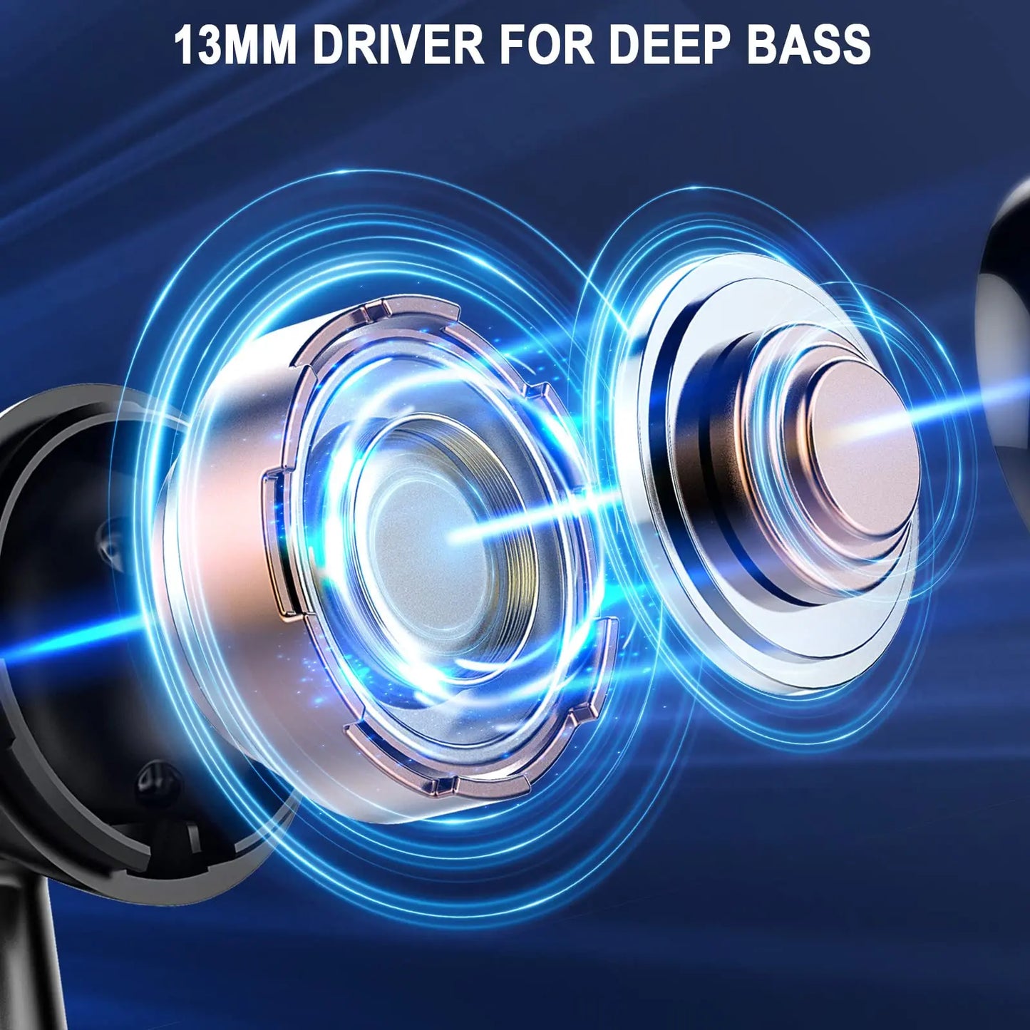 Wireless Earbuds, LED Power Display Bluetooth 5.3 Headset/Earbuds in-Ear Noise Cancelling Mic 40H Playback Headphones