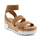 Summer Women's Sandals Platform Casual Wedge Shoes/Cork Elastics Strap Fashion Sandals