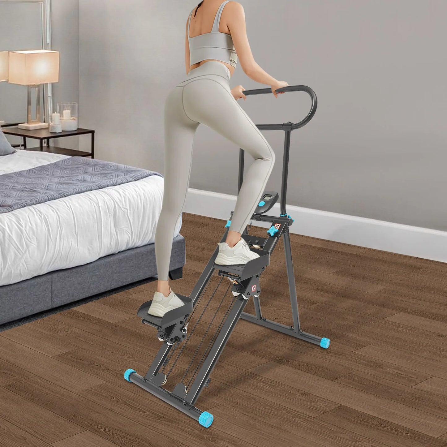 Stair Stepper for Home Gym Folding Vertical Climber/Machine Step Fitness Machines