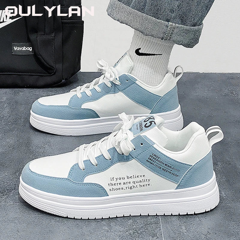 Casual Shoes Fashion Leather Women Non-slip Wear-resistant Sneakers/Women Comfortable Flat Slip-on Spring Autumn