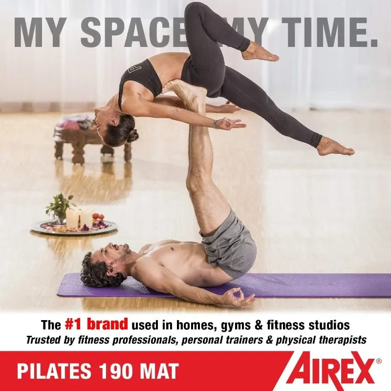 AIREX Pilates 190 Exercise Mat Pilates for Yoga Physical Therapy/Rehabilitation Balance & Stability Exercises