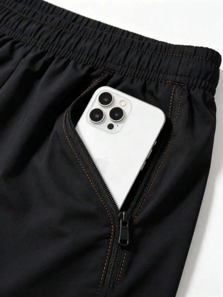 6pcs Men's Quick Dry Breathable Sports Shorts Ice Silk/Casual Athletic Shorts For Summer Gym Beach