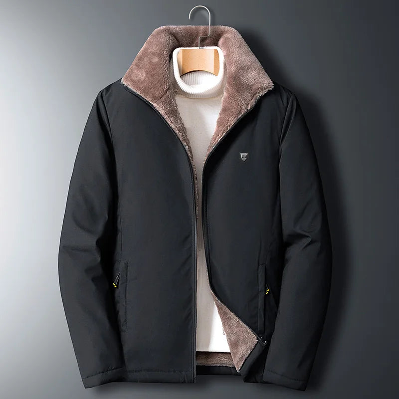 Men Winter Windproof Warm Thick Fleece Jacket Men Fashion/Casual Coat Men Autumn Brand Outwear Outdoor Classic Jacket Men