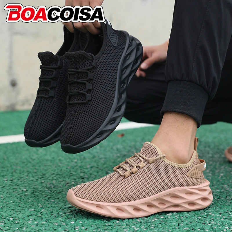 Man Running Shoes Comfortable Breathable Men's Sneakers Casual/Antiskid Wear-resistant Jogging Men Women Outdoor Sports