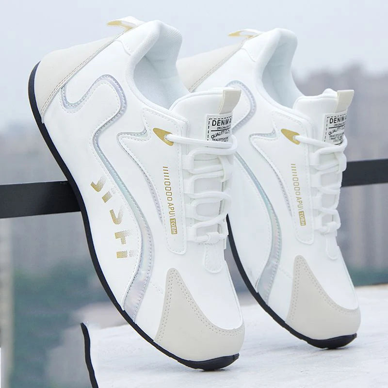 Running Shoes Men's Leather Shoes Fashion High-end/Travel Shoes Spring Autumn Men's Sneakers Leather Sports