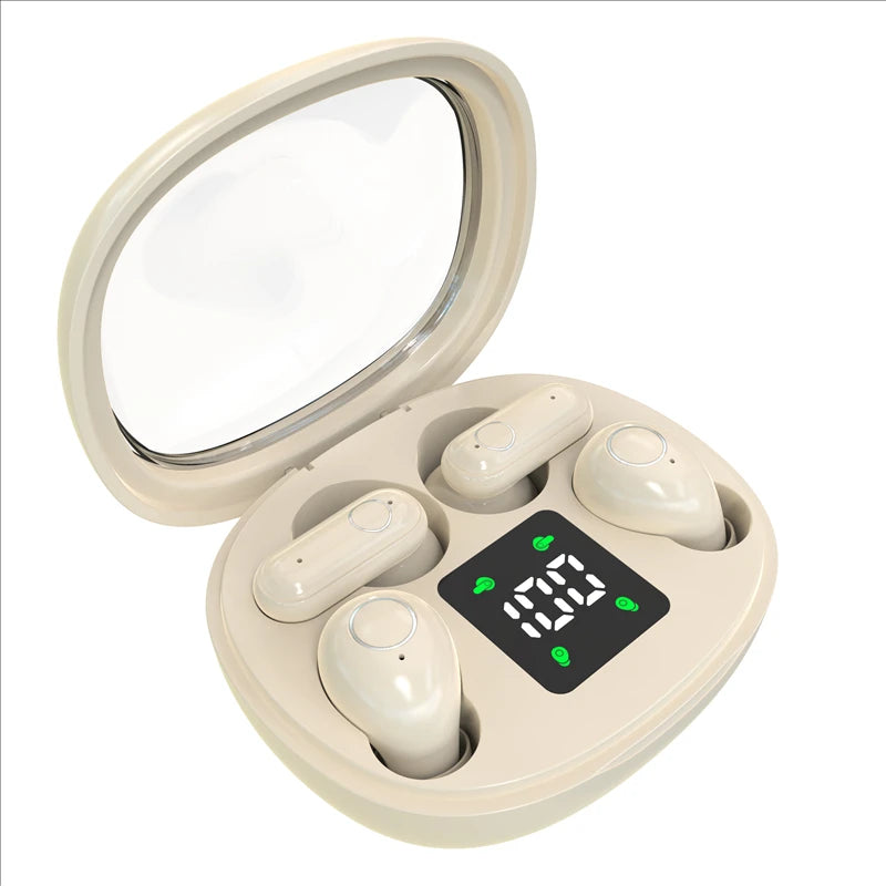 New Dual Wireless Bluetooth Earphones, HiFi Sound Low Latency/Noise Reduction Earbuds for iPhone Android