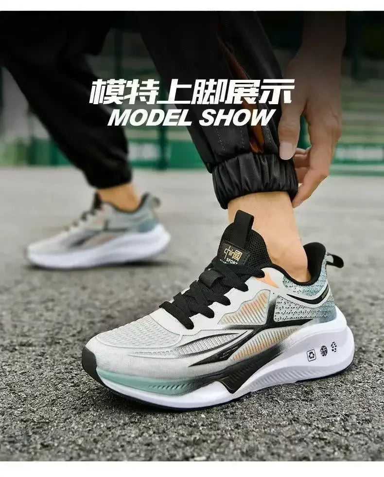 Running & Walking Men's Shoes Lace-up Lightweight/Comfortable & Breathable Tennis Sneakers