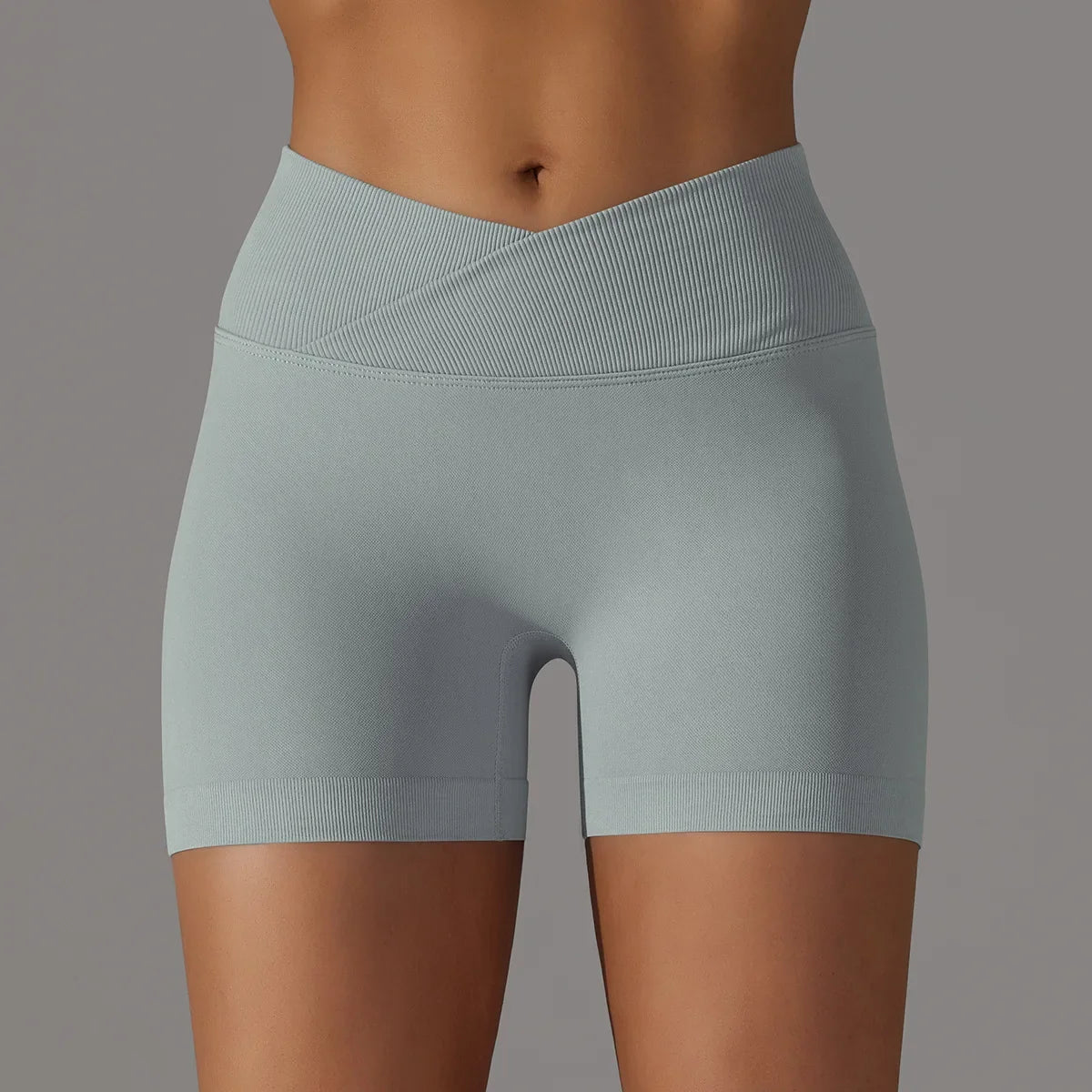 Women High Waist Workout Fitness Yoga Shorts Gym Push Up/Yoga Leggings Scrunch Butt Seamless Sports Shorts