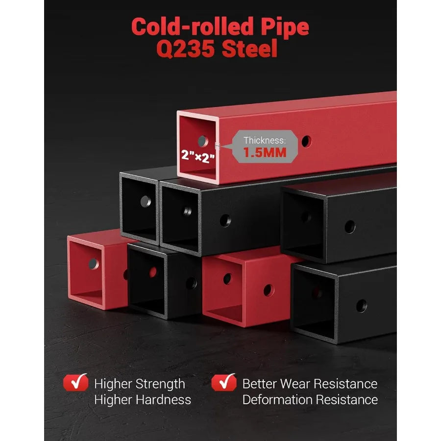 Power Cage Multi Functional Power Racks for Home Gym with Cable Crossover System/1600LBS Weight Capacity Fitness Squat Rack for