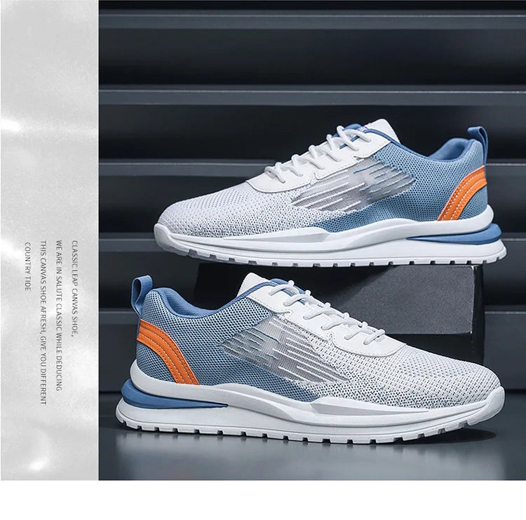 Men's Breathable Mesh Sports Shoes Casual Lightweight Sneakers/Male Comfortable Outdoor Anti-slip Running Shoes