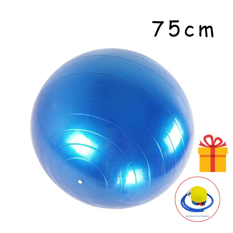 PVC Fitness Balls Yoga Ball Thickened Explosion-proof Exercise Home Gym/Pilates Equipment Balance Ball 45cm/55cm/65cm/75cm/85cm