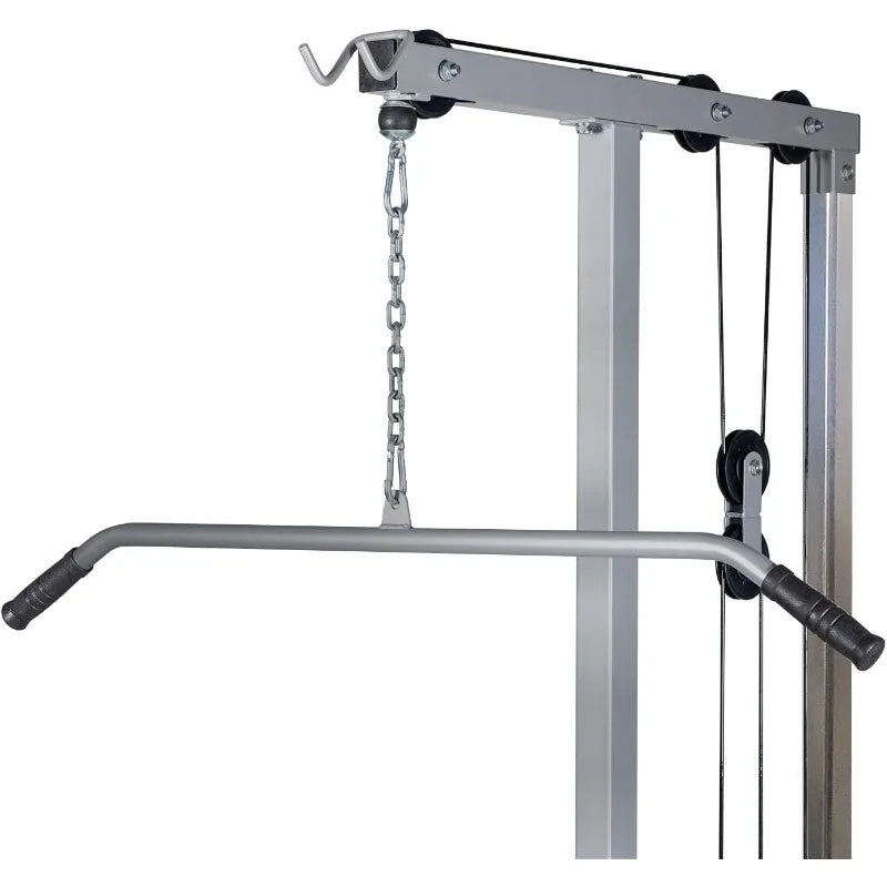 GDLF LAT Pull Down Machine Low Row Cable Fitness/Exercise Body Workout Strength Training Bar Machine