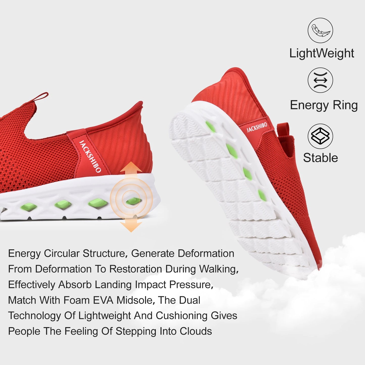 Slip on Sneakers Women Walking Shoes with Arch Support/Memory Foam Running Shoes Women