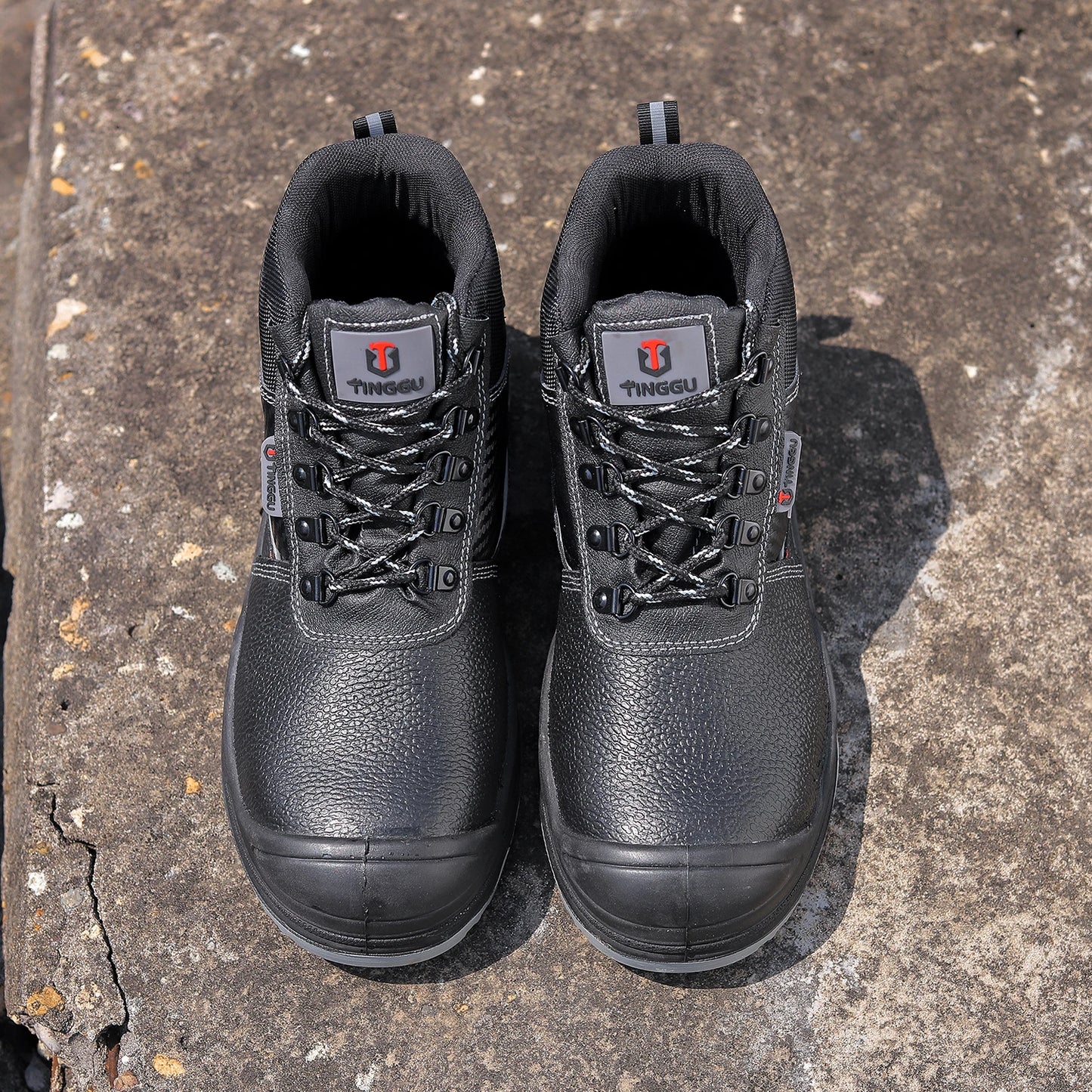 Steel Toe Shoes watperpoof work shoes Men Anti-puncture/Steel Toe Non Slip Work Outdoor Male Boots