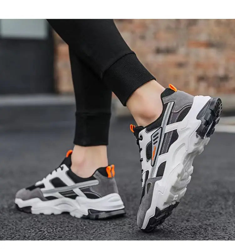 NEW Men's Breathable Mesh Running Sneakers Running Shoes/Outdoor Anti-skid Sports Running Shoes Men Sports Shoes
