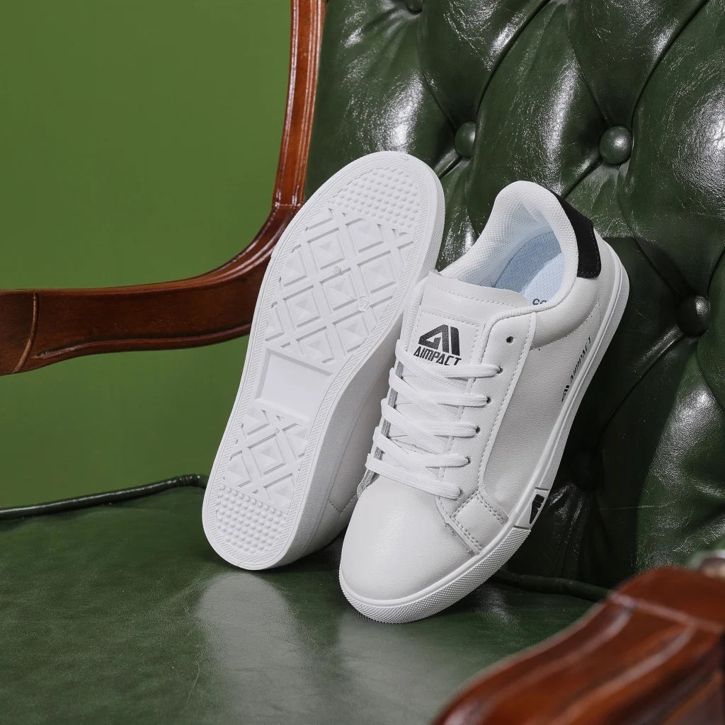 Women's High-Top Platform Sneakers w/Vulcanized Sole White Casual Sport Shoes/for A/W Seasons Streetwear & Daily Use Fashion