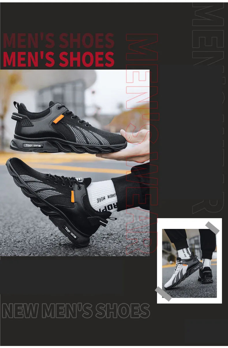 Oulylan Men's Shoes Lightweight Running Shoes for Men Sneakers/Comfortable Sport Shoes Outdoor Casual Men Shoes