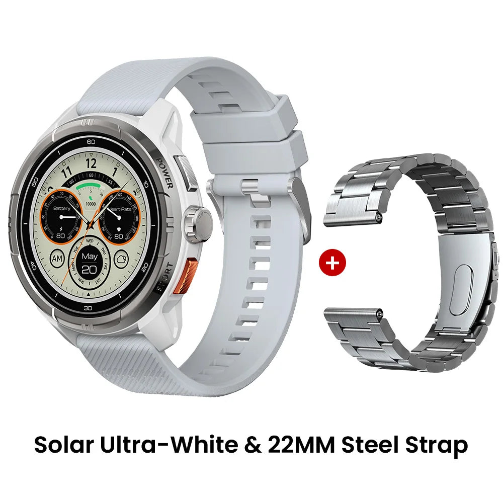 HAYLOU Solar Ultra GPS Smart Watch 1.6” AMOLED Display 60Hz Refresh Rate/Bluetooth Calls 5ATM Water Resistance Sports Smartwatch