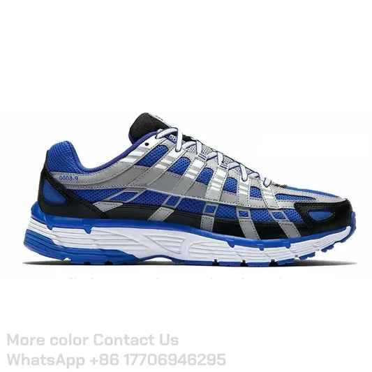 Designer Shoes P6000 trainer Men Sneakers Metallic Silver White/Smoke Grey Outdoor Sports Trainers Casual Running shoes