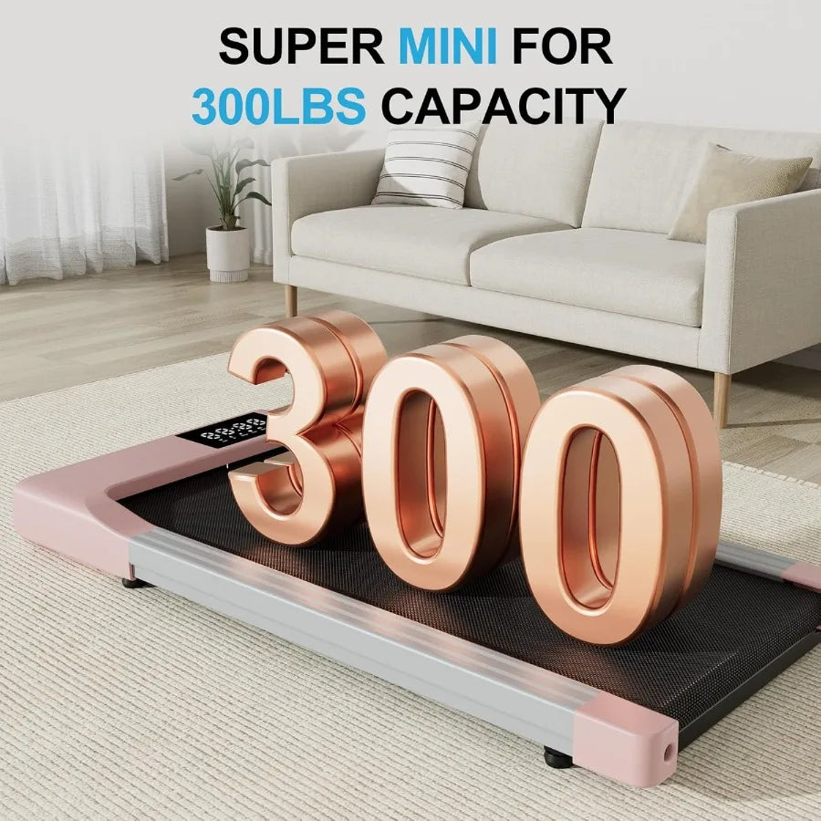 Walking Pad Treadmills for Home Office Under Desk Walk Mat with APP/and Remote Control 3 in 1 Portable Exercise Equipment