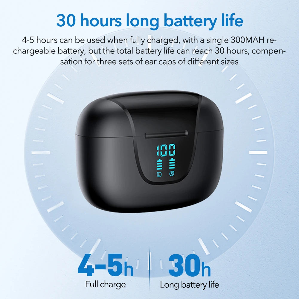 Mpow S42A Wireless Headphones/Active Noise Cancelling 5.3 Bluetooth Earphones