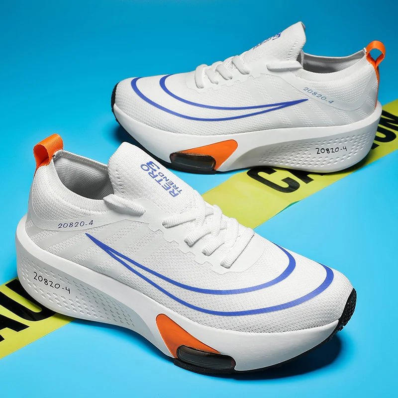 Sports Shoes for Men Fashion Cushioned Sneakers/Breathable Casual Student Sports Running Shoes