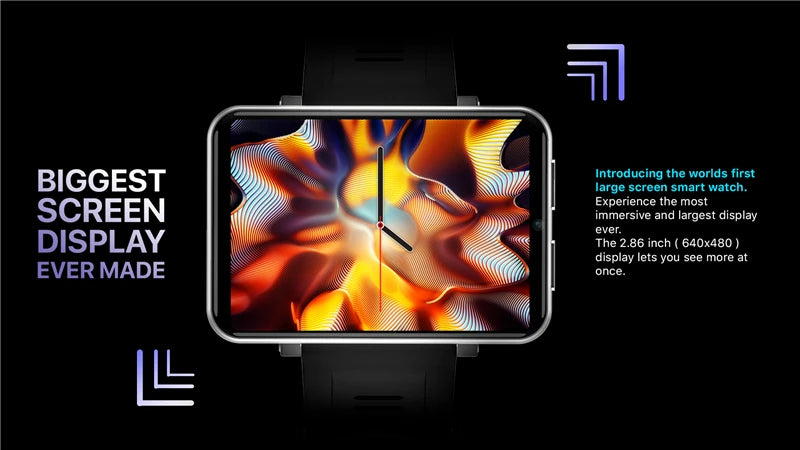 DM100 4G 2.86 Inch Screen Smart Watch Android 7.1 OS Phone/3 GB 32GB 5MP Camera 480*640 Ips Screen 2700mah Battery Smartwatch