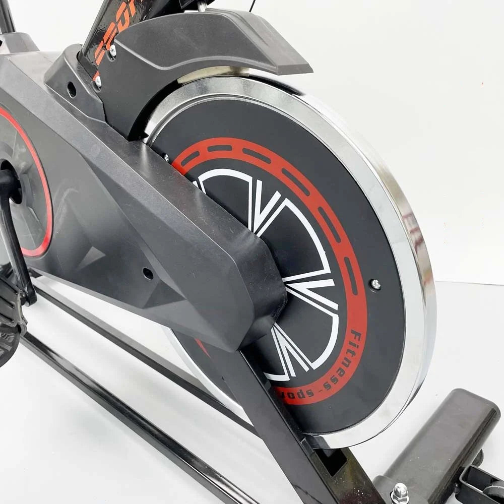 Silent Indoor Bike Home Exercise Equipment Adjustable/Spin Bike with Comfort Seat for Cardio Training