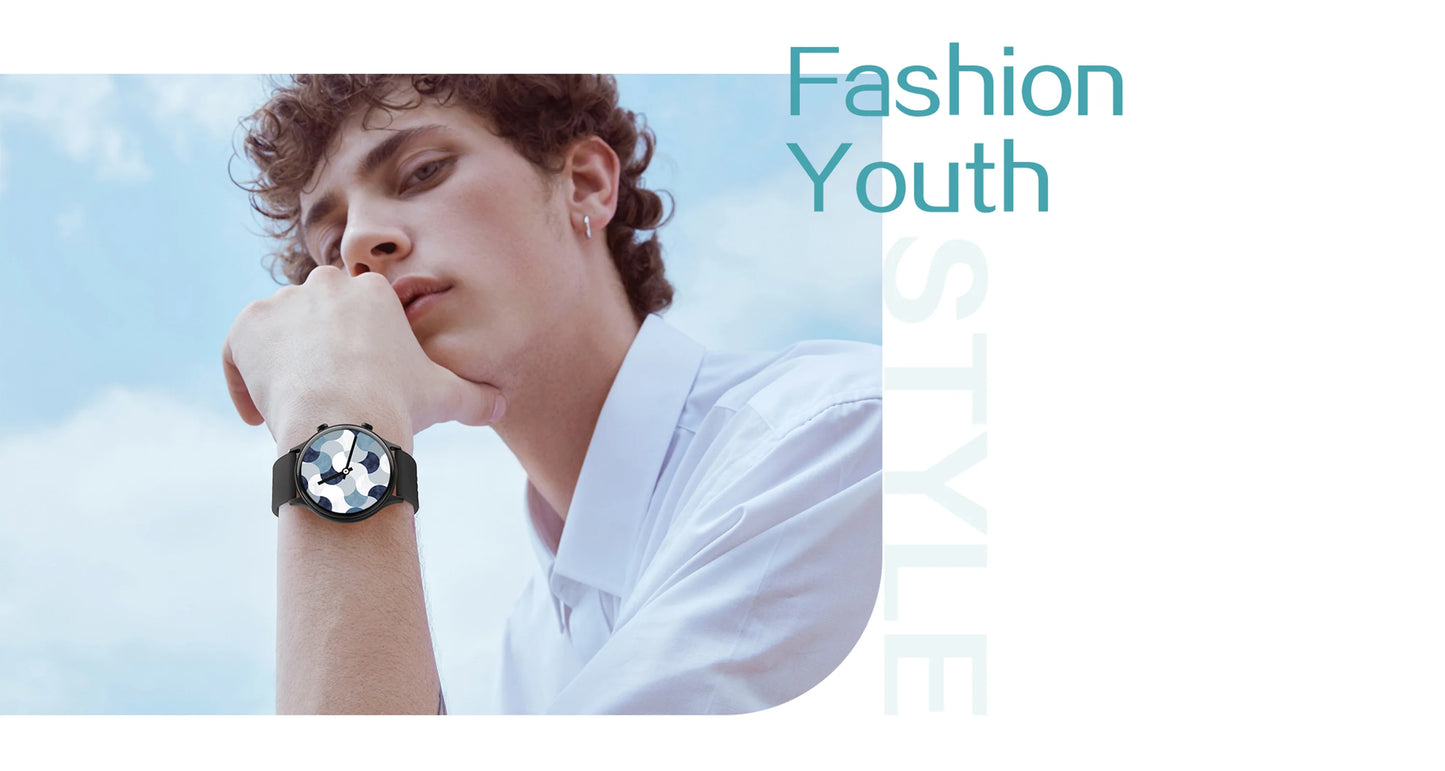LIEFBEE Round smartwatch can answer/make calls, over 100+ Sportports modes/heart rate sleep monitoring step counting
