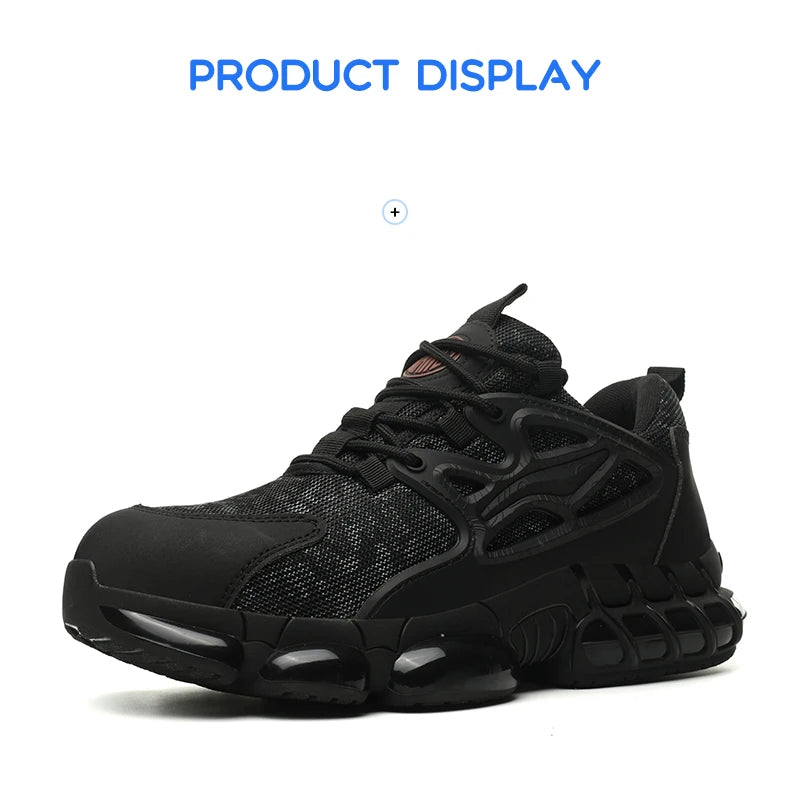 Protective Safety Shoes Men Anti-smash Anti-puncture Steel Toe Work Shoes/Breathable Security Industrial Shoes Men Safety