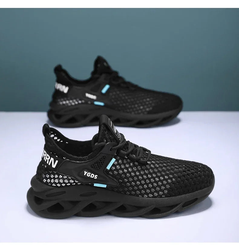Men's Summer Mesh Sneakers Breathable for Casual Outdoor Running/Tennis Hiking & Luxury Platform Loafers Style