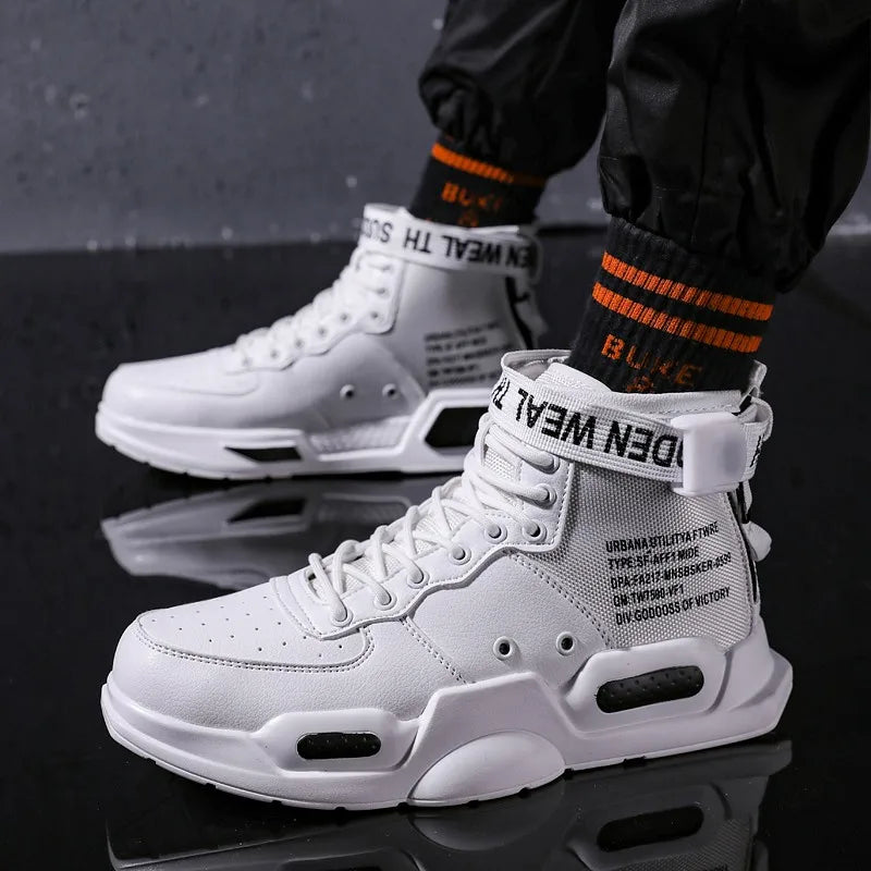 Men's fashionable sports shoes, high top walking shoes sports and casual shoes/fashionable sports and fashionable men's shoes