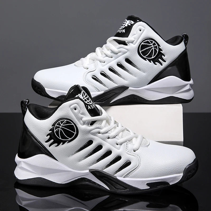 Men's Basketball Shoes Breathable Non-Slip Sneakers/Fashionable Sports Comfortable Running Shoes