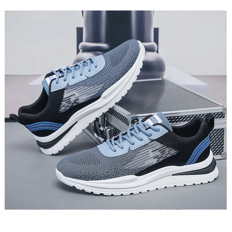 Men's Breathable Mesh Sports Shoes Casual Lightweight Sneakers/Male Comfortable Outdoor Anti-slip Running Shoes