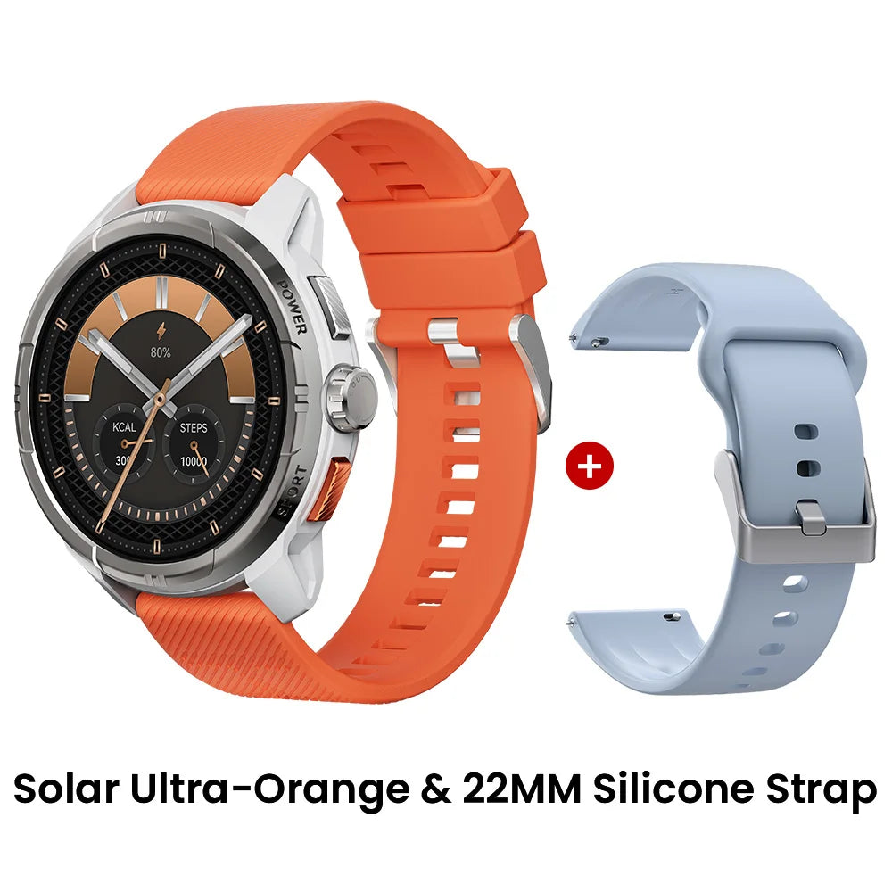 HAYLOU Solar Ultra GPS Smart Watch 1.6” AMOLED Display 60Hz Refresh Rate/Bluetooth Calls 5ATM Water Resistance Sports Smartwatch