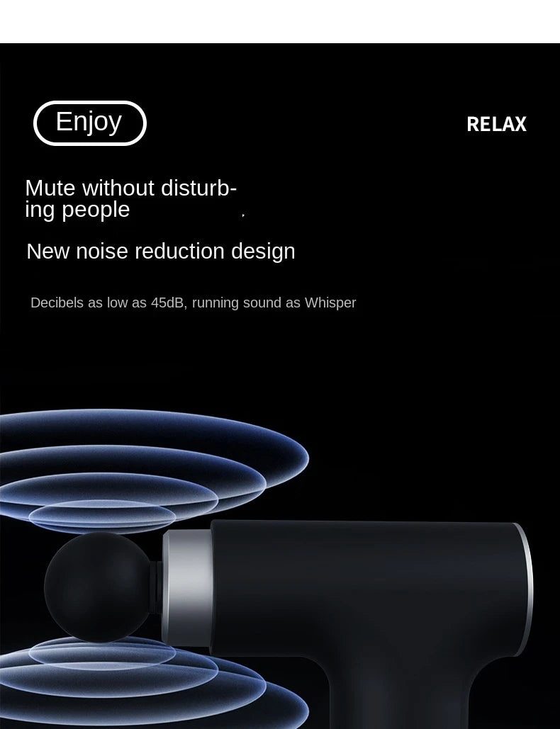 New Electric Powerful Percussive Mini Hot and Cold Massage Gun/Muscle Relaxation Home Portable Gym Use Fascial Massager Gun