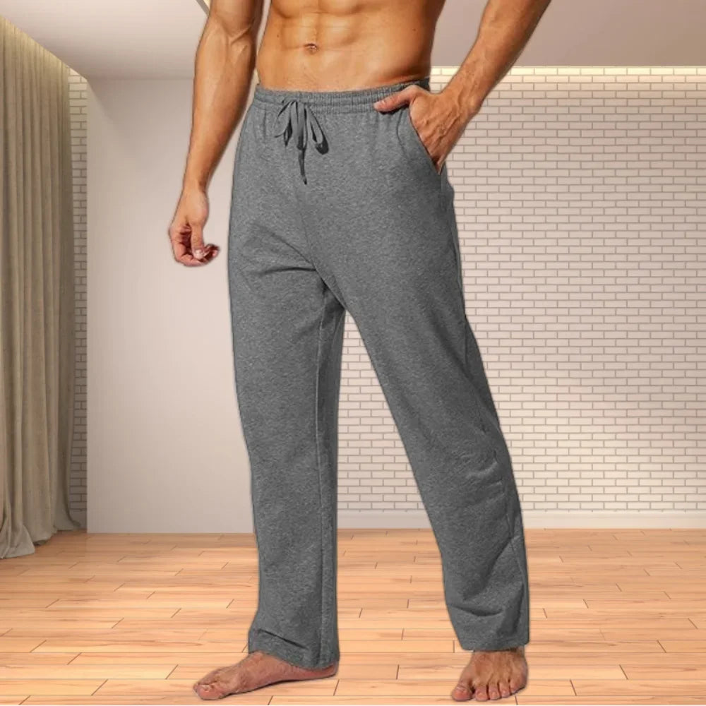 New Sportswear Pants Men's Basketball Running Pants Loose Breathable/Quick-drying Casual Pants Men's Solid-color Fitness Pants