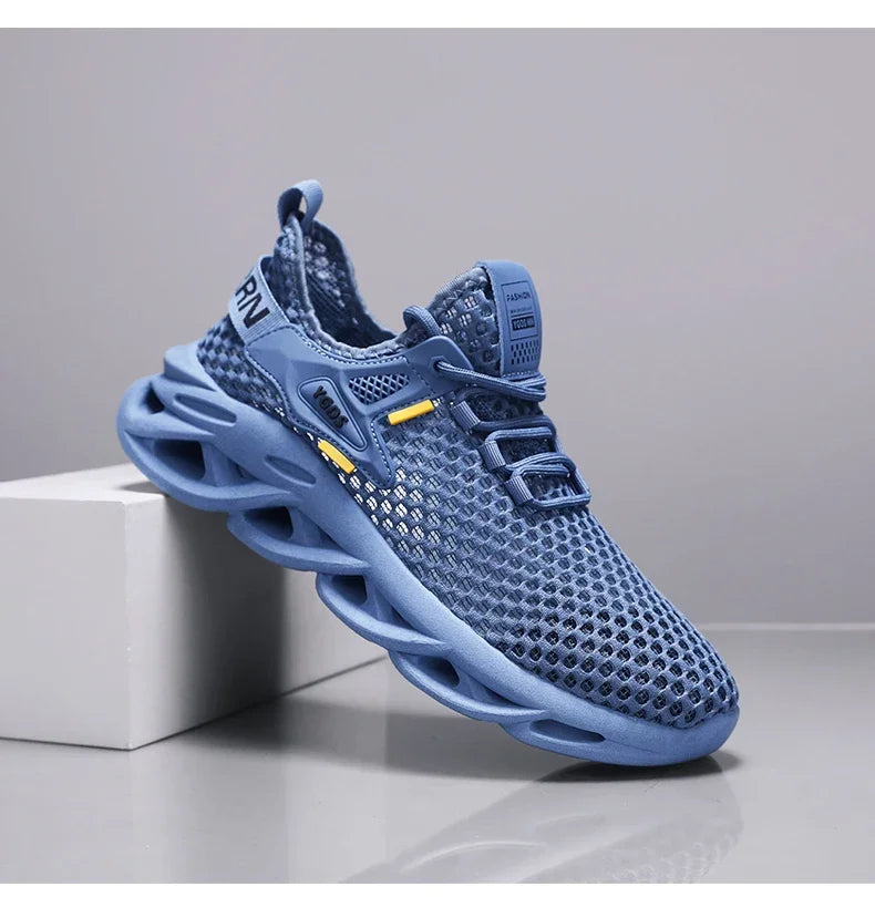 Men's Summer Mesh Sneakers Breathable for Casual Outdoor Running/Tennis Hiking & Luxury Platform Loafers Style