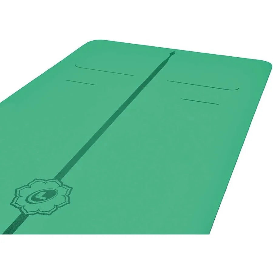 Evolve Yoga Mat Free Yoga Bag Included Patented Alignment System Grip/Nonslip Ecofriendly Sweat Resistant Long Wide Yoga Mat