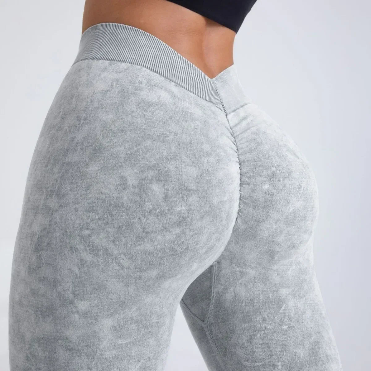 V Back Yoga Pants Women Workout Sport Leggings Fitness Seamless Leggings/Girl Gym Tights Scrunch Push Up Sportswear