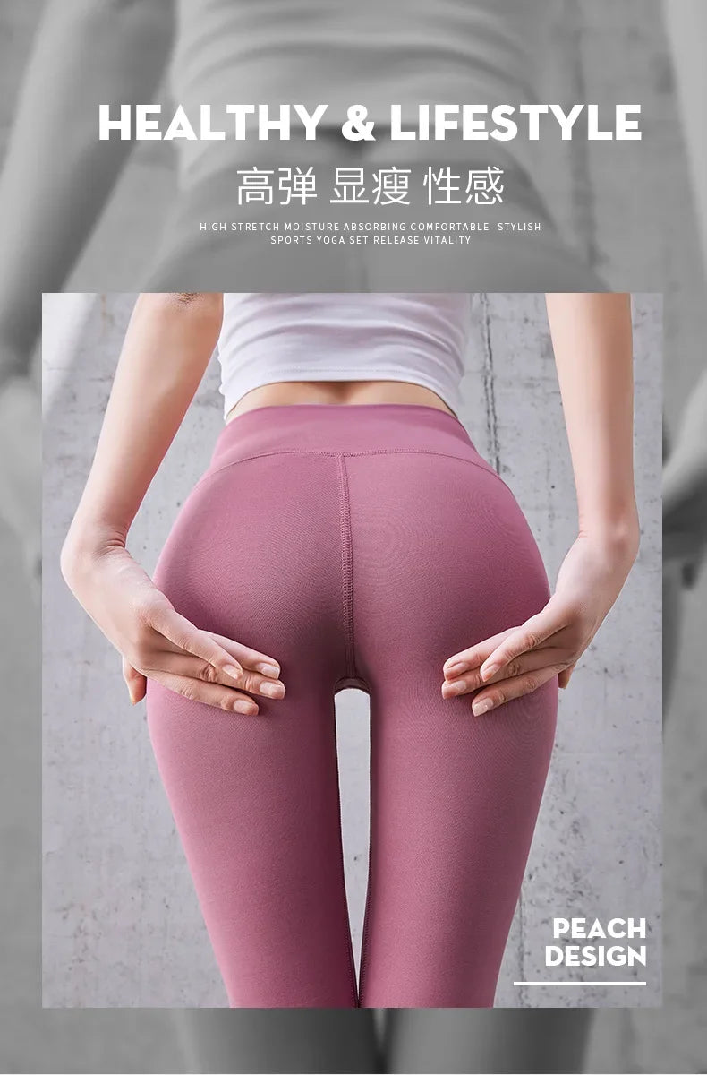 Yoga Pants High Waisted Gym Leggings Sport Women Fitness Seamless/Female Legging Tummy Control Running Training Tights
