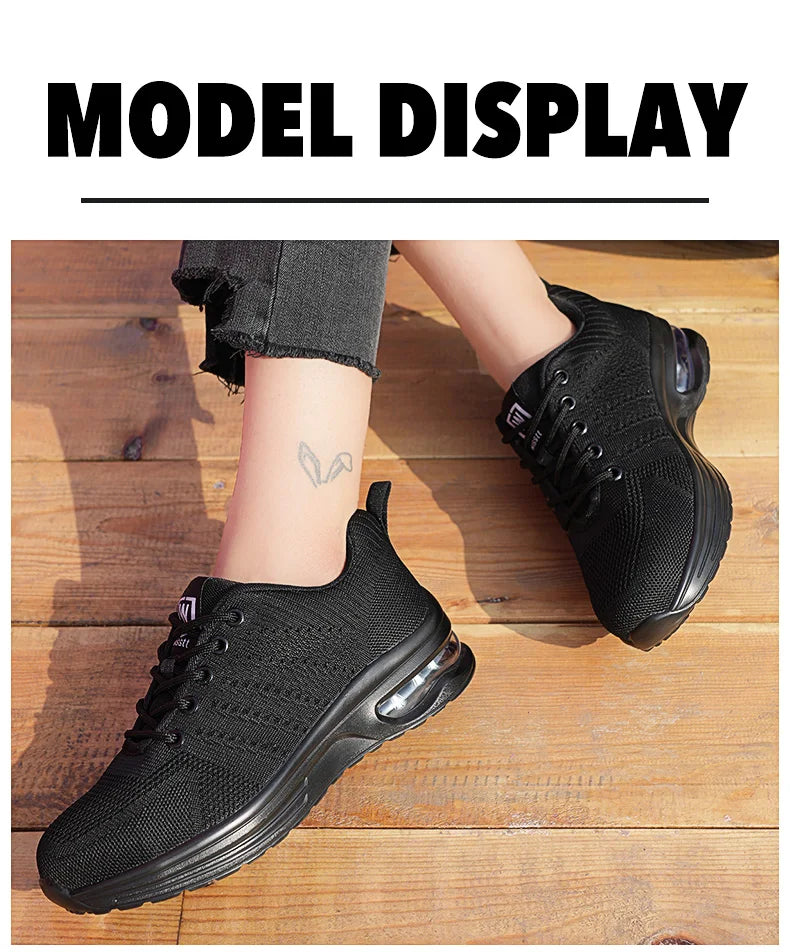 Four seasons women's puncture-proof/daily casual safety shoes