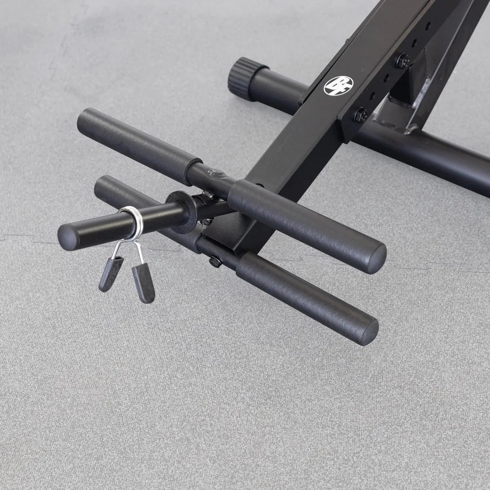Best Fitness Semi Recumbent AB Crunch Bench,Lower & Upper Abdominal Muscles/Workout Machine For Home Gym Midnight Black