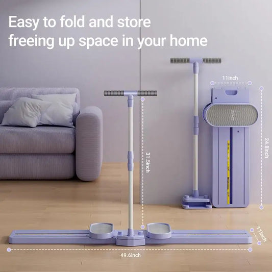 "Foldable 3-in-1 Ski Trainer: Leg, Pelvic & Hip Strengthener/for Postpartum Women Home Gym Equipment"