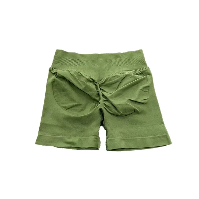 Impact Shorts with Logo Women Seamless Yoga Shorts/Scrunch Gym Shorts Workout Biker Short Fitness