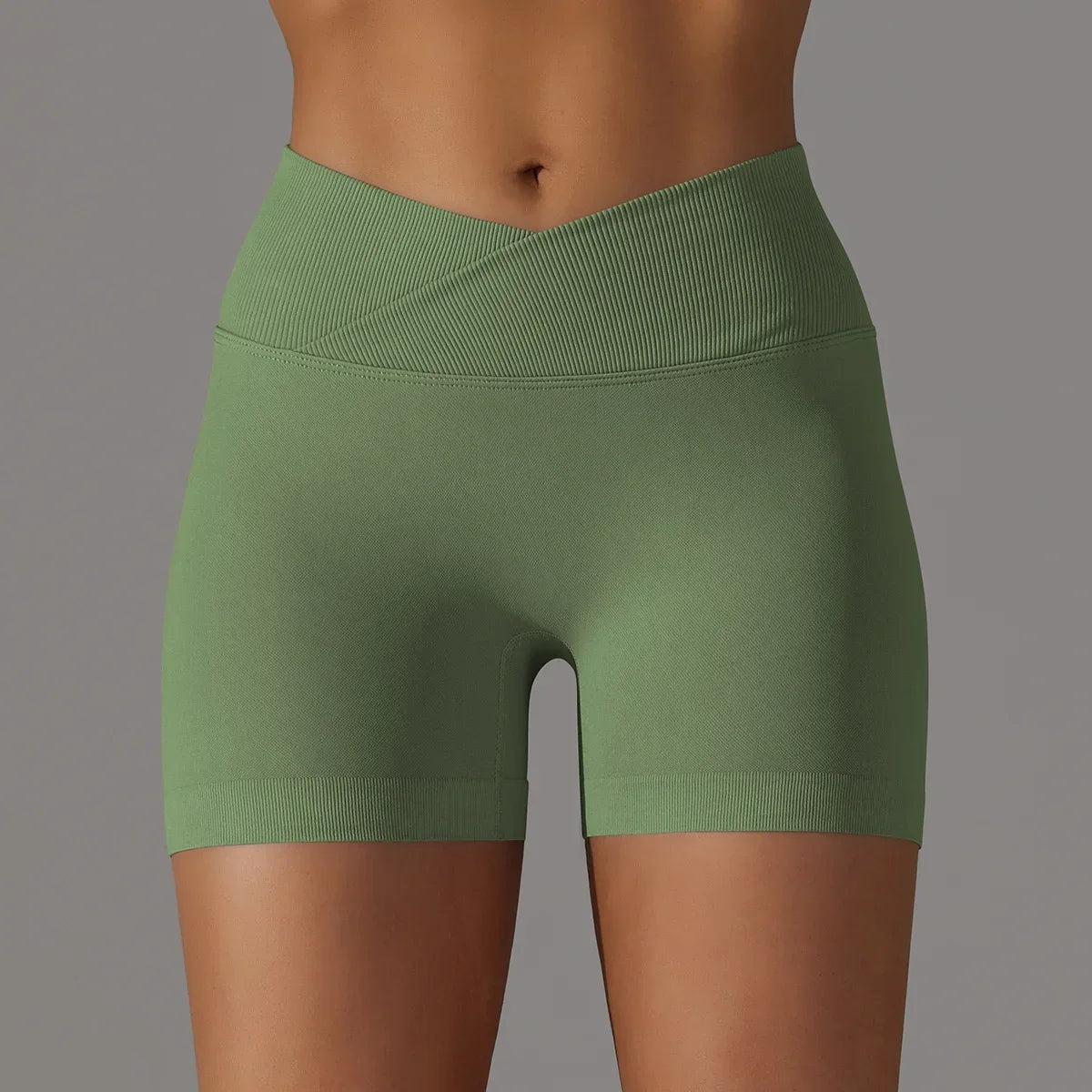 Women High Waist Workout Fitness Yoga Shorts Gym Push Up/Yoga Leggings Scrunch Butt Seamless Sports Shorts