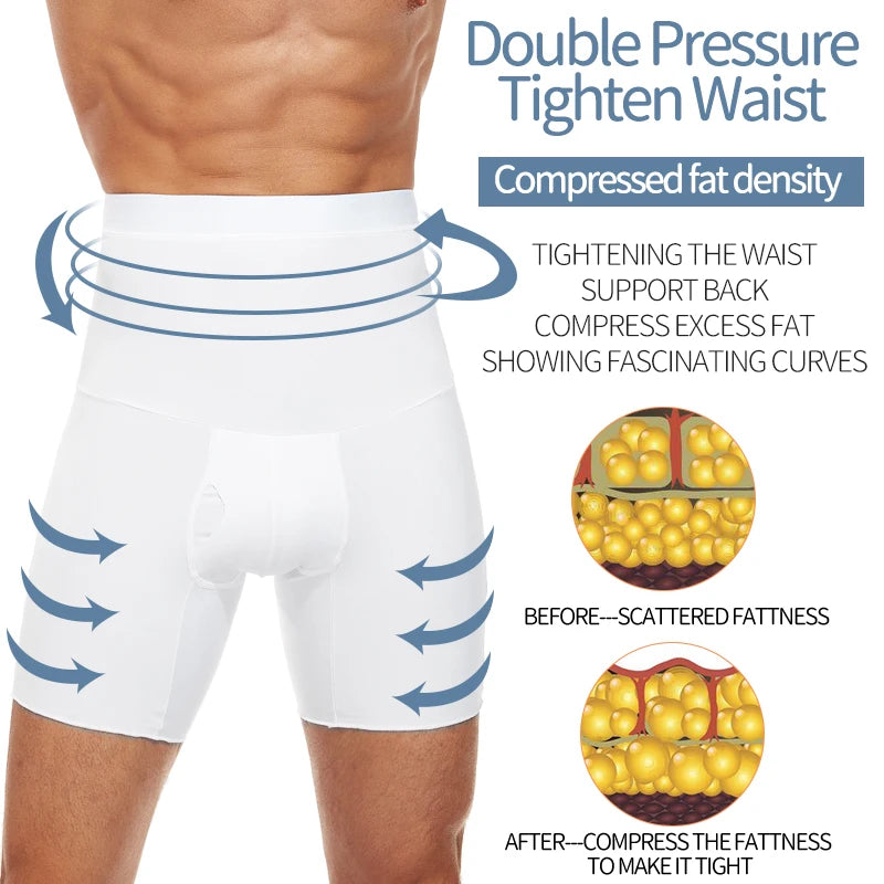 Men Body Shaper Tummy Control/Compression Shorts Belly Slimming Shapewear