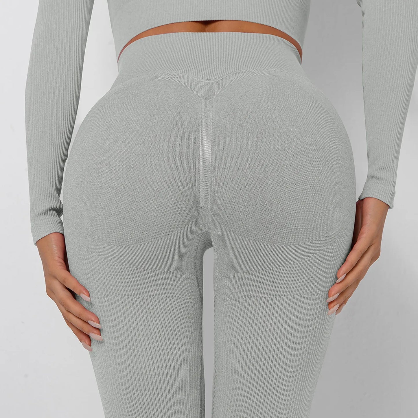 Women's Sports Leggings High Waist Butt Push Up Leggings/Seamless Compression Gym Leggings For Sports Yoga