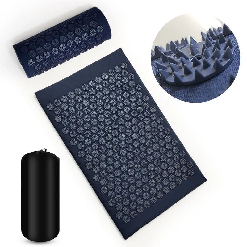 Massager Mat Shakti Mat Massage Yoga Mat Acupressure Relieve Stress/Back Body Pain Spike Mat Acupuncture Massage Cushion
